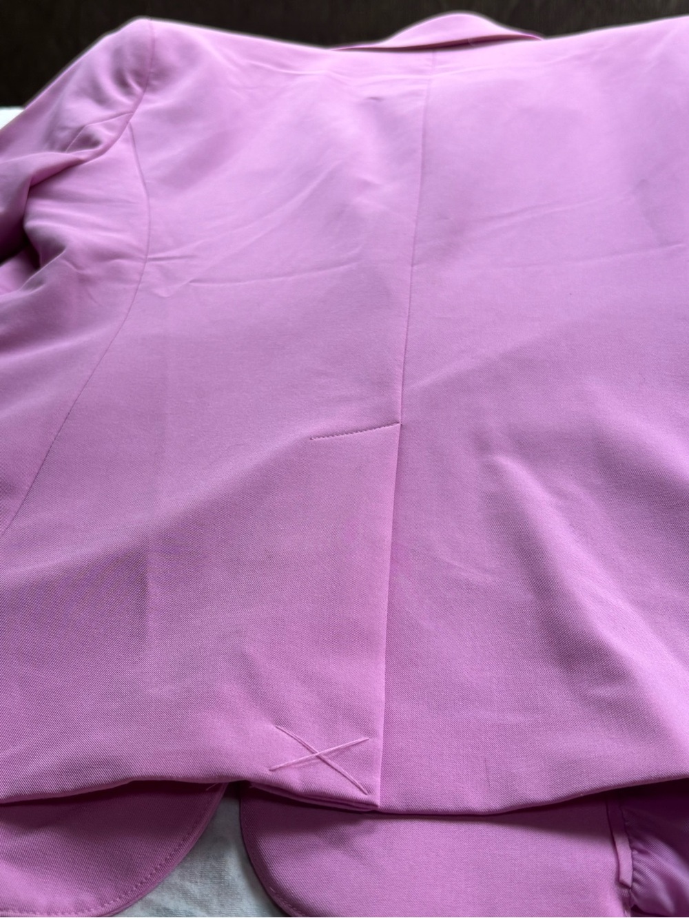 Women's Pink Single-Button Blazer - Picture 5 of 5
